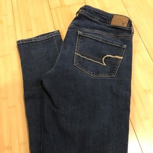 American Eagle Skinny Jeans, Dark Wash